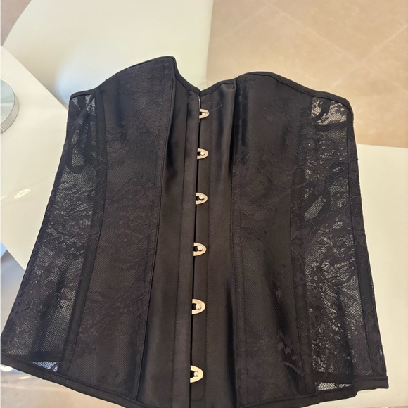 Other - Black Lace Corset Top